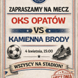 Zaproszenie na mecz OKS Opatów vs Kamienna Brody