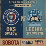 Zaproszenie na mecz OKS OPATÓW VS. LECHIA STRAWCZYN