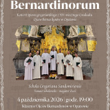Koncert śpiewu gregoriańskiego „Ad fontes Bernardinorum” odbędzie się w Klasztorze OO. Bernardynów w Opatowie