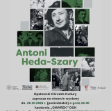 Zaproszenie na wystawę poświęconą postaci Antoniego Hedy „Szarego” – żołnierza Armii Krajowej