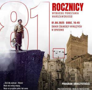 81. rocznica wybuchu Powstania Warszawskiego