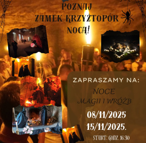 Noc Magii i Wróżb - w Zamku Krzyżtopór