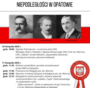 Uroczyste Opatowskie Obchody Narodowego Święta Niepodległości