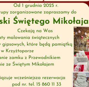Warsztaty Bożonarodzeniowe w Zamku Krzyżtopór w Ujeździe