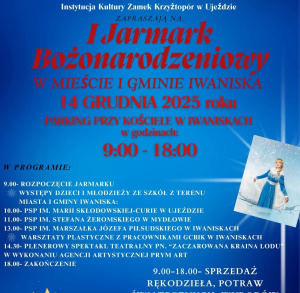 I Jarmark Bożonarodzeniowy w Mieście i Gminie Iwaniska 14 grudnia 2025 r.