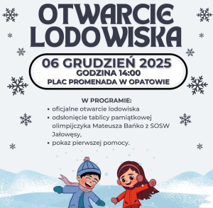 Otwarcie opatowskiego lodowiska