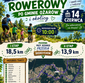 Rajd rowerowy po Gminie Ożarów