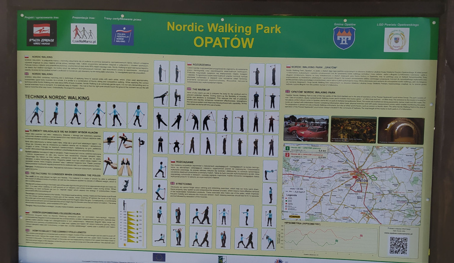Tablica Szalki Nordic Walking