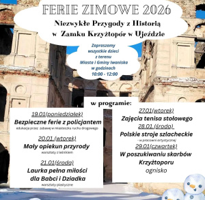 Ferie zimowe 2026 w Zamku Krzyżtopór