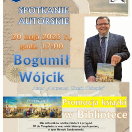 Spotkanie autorskie z pisarzem panem Bogumiłem Wójcikiem