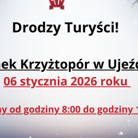 Godziny otwarcia Zamku Krzyżtopór w Ujeździe w dniu 6 stycznia 2026 r.